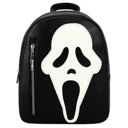 Scream Ghost Face Glow-in-the-Dark Black Mini Backpack
