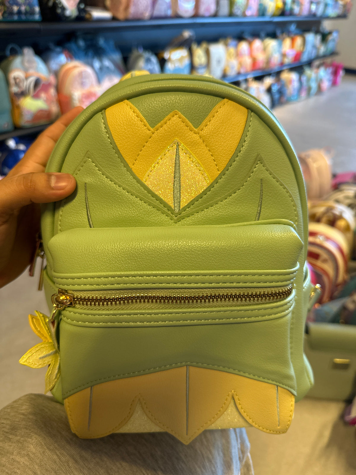 The Princess and the Frog Tiana Green Dress Cosplay Mini Backpack - alternate view 6