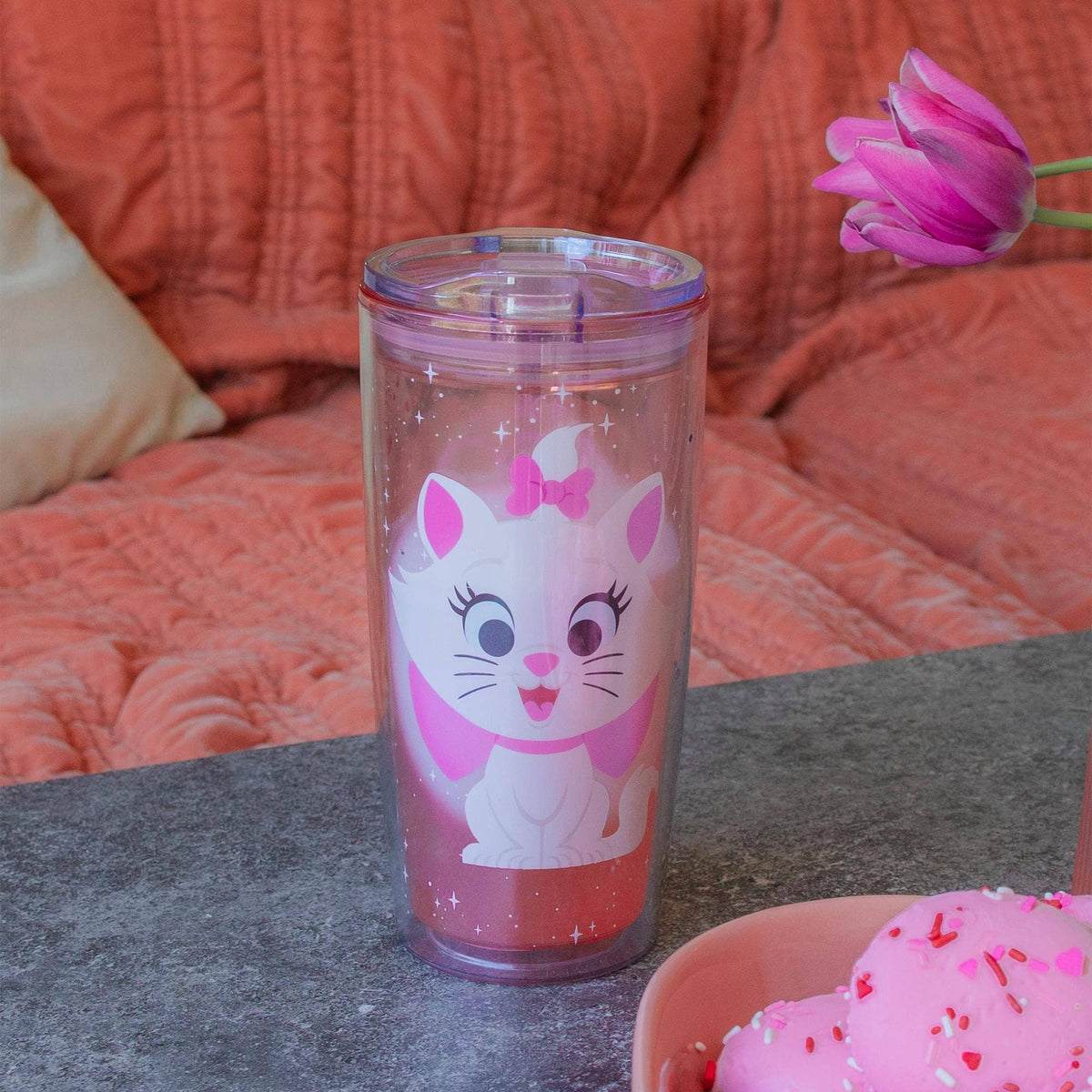 Aristocats 20oz Plastic Travel Tumbler
