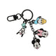 Mickey Minnie Donald and Goofy Hard Enamel Charms Keychain