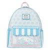 Light blue backpack with Cinnamoroll design on a white background