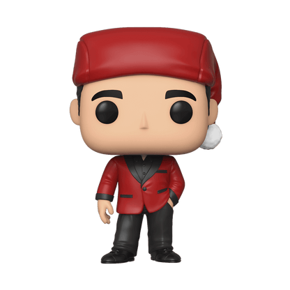 The Office Michael Scott as Classy Santa Vinyl Figure #906 front
