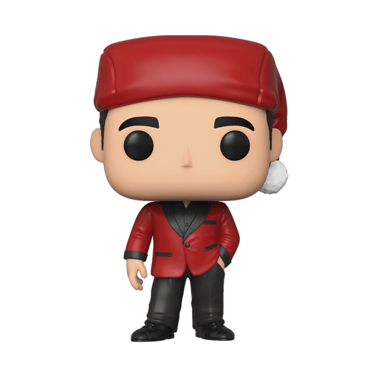 The Office Michael Scott as Classy Santa Vinyl Figure #906 front