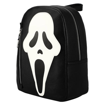 Scream Ghost Face Glow-in-the-Dark Black Mini Backpack