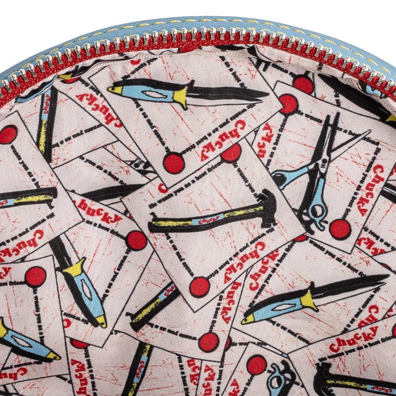 Close-up of a patterned fabric with scissors and text on a white background