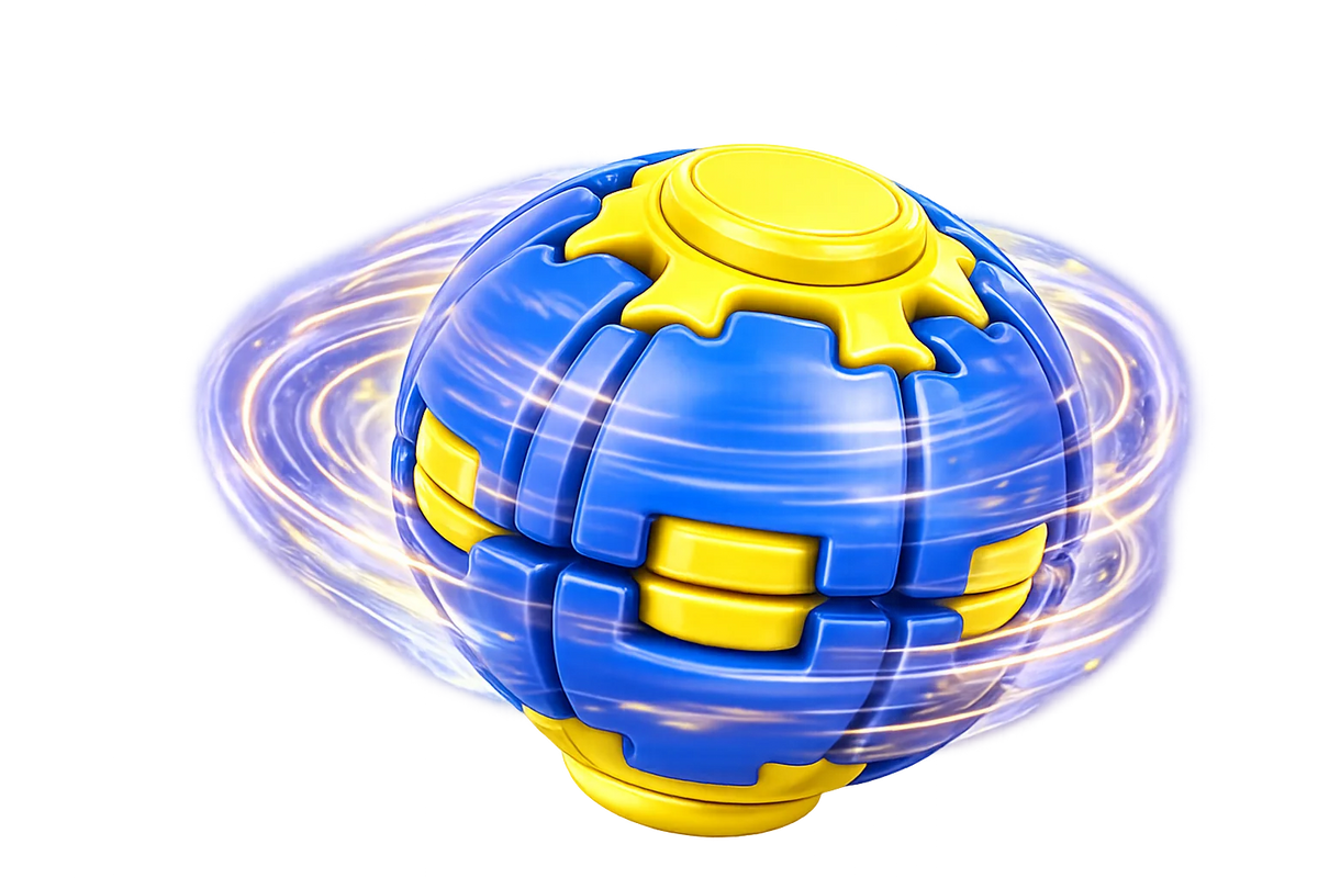 Novelty Inc Power Spin Fidget Ball