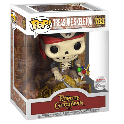 Pirates of the Caribbean Skeleton on Gold Pile Deluxe Vinyl Figure front