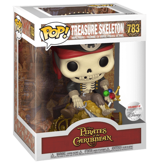 Pirates of the Caribbean Skeleton on Gold Pile Deluxe Vinyl Figure front