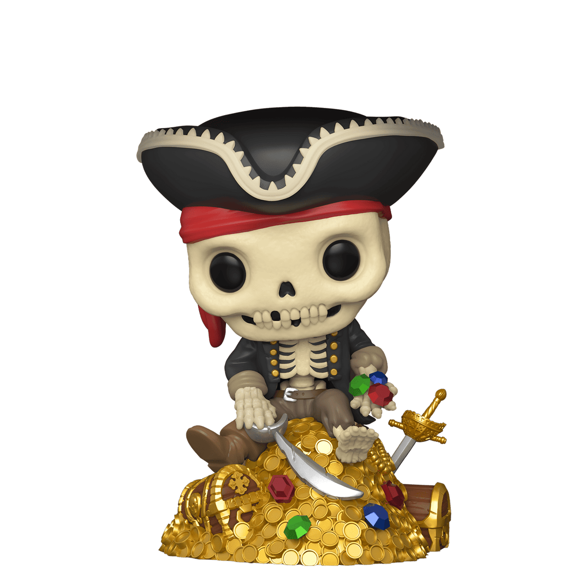 Pirates of the Caribbean Skeleton on Gold Pile Deluxe Vinyl Figure