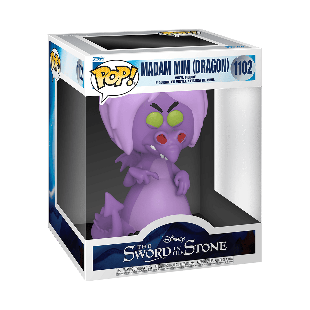Sword in the Stone Super Madam Mim Dragon Vinyl Figure