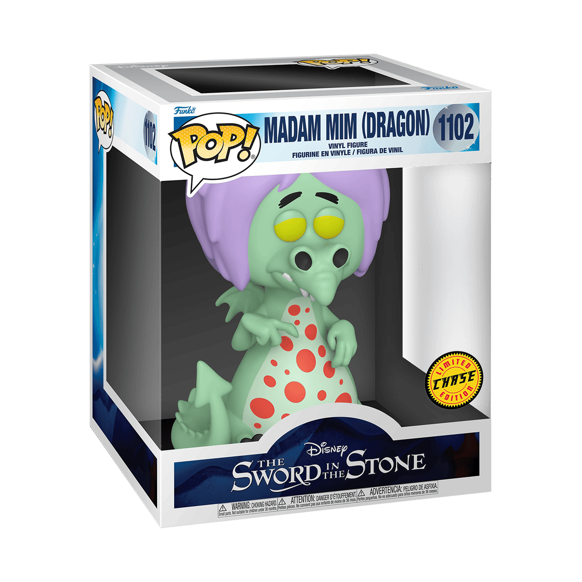 Sword in the Stone Super Madam Mim Dragon Vinyl Figure