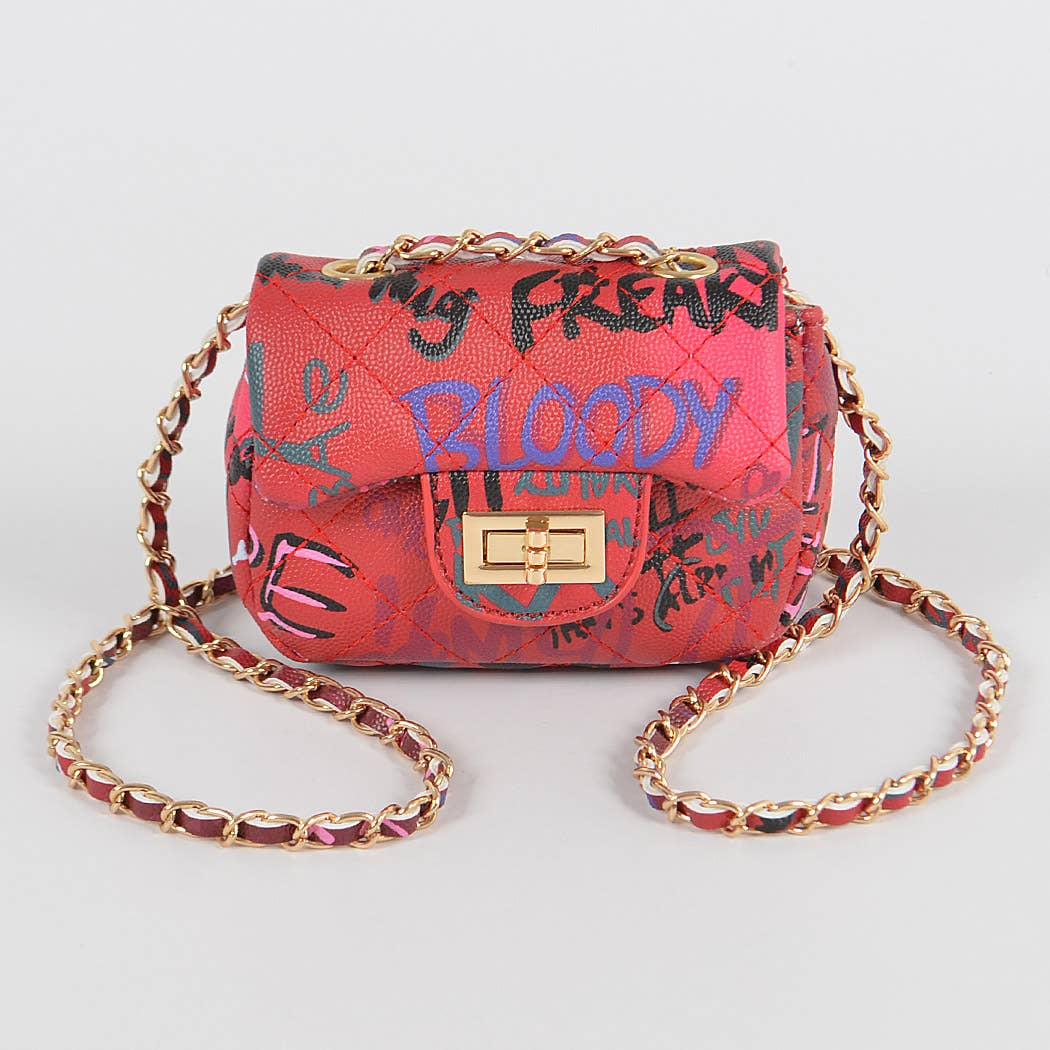 Multi Fonts Gradient Clutch: Camel
