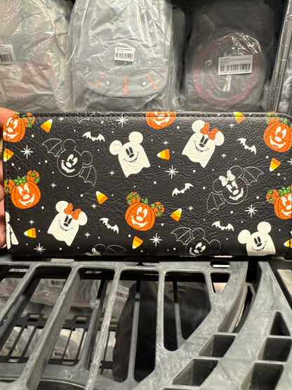 Mickey and Minnie Mouse Spooky Candy Corn Zip-Around Wallet - alternate view 5
