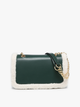 Coco Sherpa Trim Crossbody Bag – Chain Strap | M2356 : Green