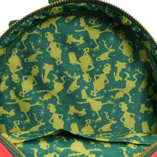 Loungefly How the Grinch Stole Christmas Grinch Christmas Present Mini Backpack - Limited Edition Exclusive