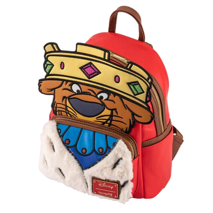 Backpack with cartoon character design on a white background