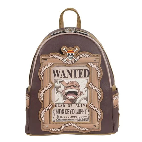 One Piece Wanted Dead or Alive Monkey D. Luffy Mini Backpack Exclusive - alternate view 2