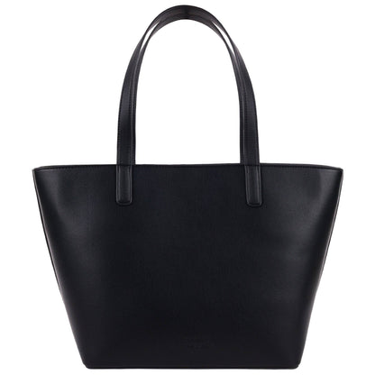 Peanuts Snoopy Minimal Black Tote Bag with Doghouse Cardholder