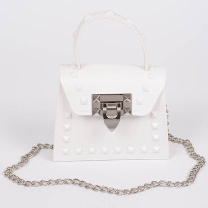 Jelly Mini Handle Bag: Purple