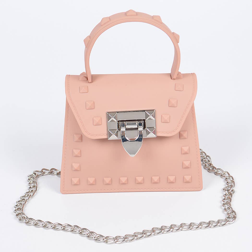 Jelly Mini Handle Bag: Purple