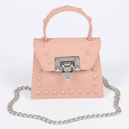 Jelly Mini Handle Bag: Purple