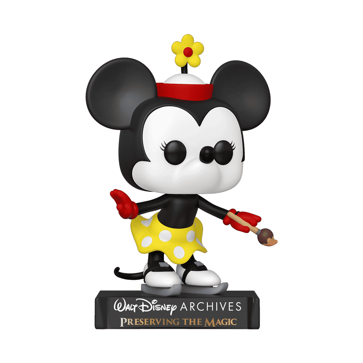 Disney Archives Minnie on Ice Vinyl Figure #1109 front