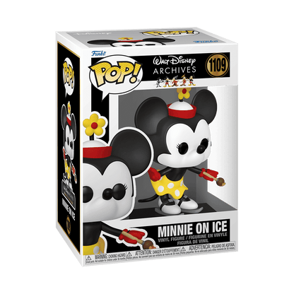 Disney Archives Minnie on Ice Vinyl Figure #1109