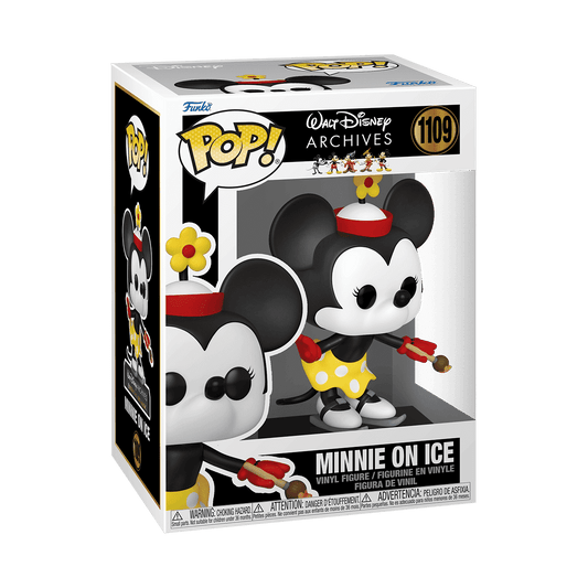 Disney Archives Minnie on Ice Vinyl Figure #1109