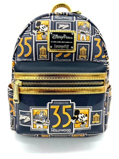 Disney Parks Hollywood Studios 35th Anniversary Loungefly Backpack