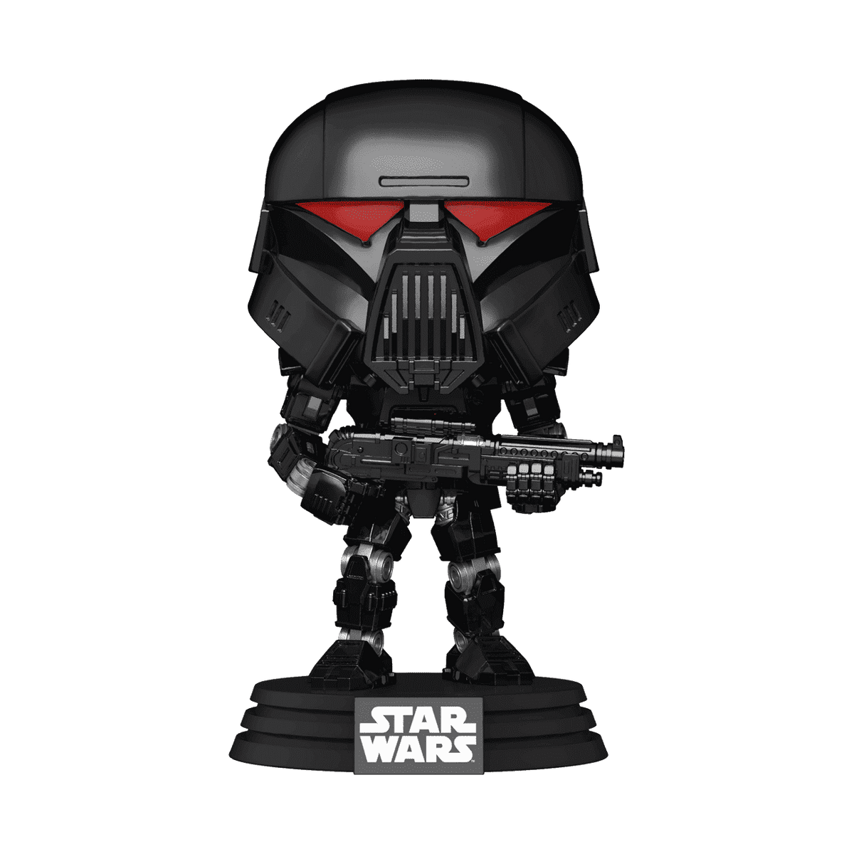 Star Wars The Mandalorian Dark Trooper Vinyl Figure #466 front