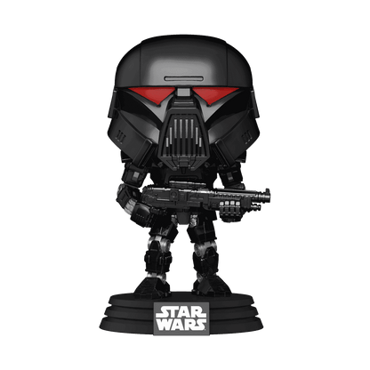 Star Wars The Mandalorian Dark Trooper Vinyl Figure #466 front
