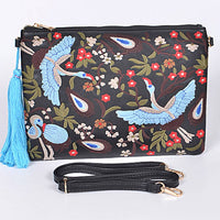 Asian Trendy Clutch: Black