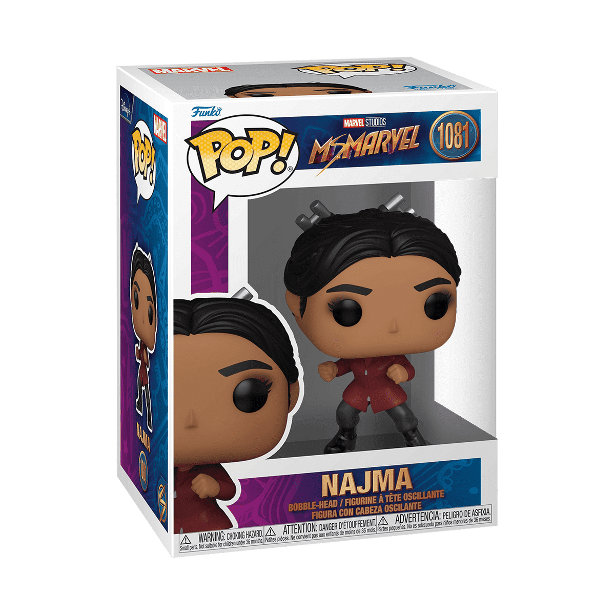 Ms. Marvel Najma Vinyl Figure #1081
