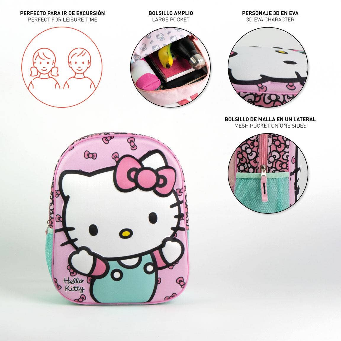 Hello Kitty 3D Kids' Backpack - alternate view 4