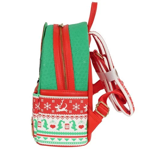 Loungefly How the Grinch Stole Christmas Grinch Christmas Sweater Mini Backpack - Limited Edition Exclusive