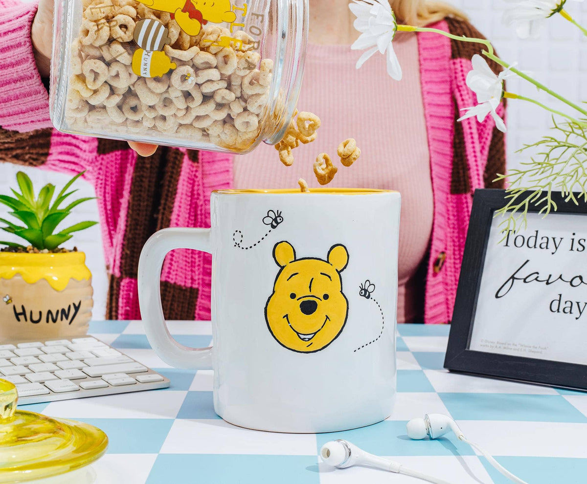 Winnie the Pooh Ceramic Pottery Mug | Holds 25 Ounces