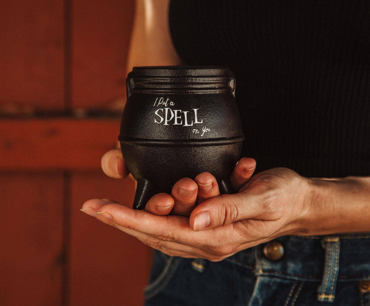 Hocus Pocus Spell On You Ceramic Cauldron Candle