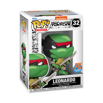 Teenage Mutant Ninja Turtles Leonardo Comic Vinyl Figure #32 Previews Exclusive