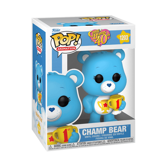 Care Bears 40th Anniversary Champ Bear Vinyl Figure #1203