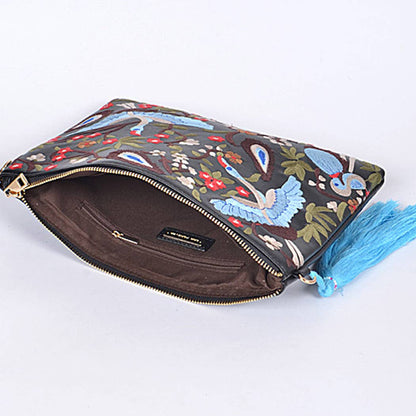 Asian Trendy Clutch: Black