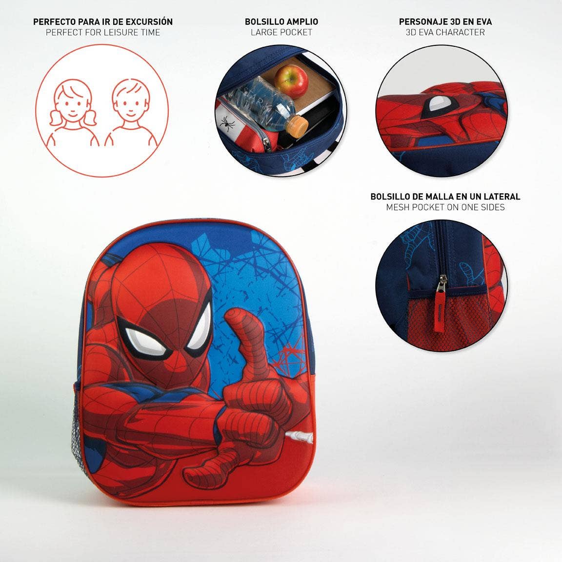 Spider-Man 3D Kids' Backpack - alternate view 4