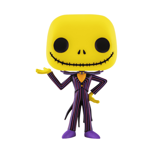 Nightmare Before Christmas Jack Skellington Blacklight Vinyl Figure #15 front