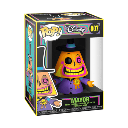Nightmare Before Christmas Mayor Blacklight Vinyl Figure #807