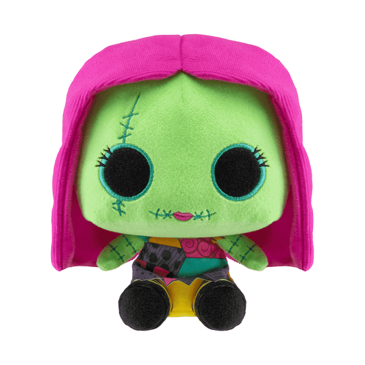Nightmare Before Christmas Sally Blacklight Plush front