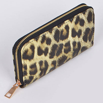 Animal Print Wallet: Leopard