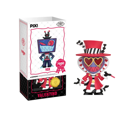 PIX! Hazbin Hotel Vox The Media Overlord Vinyl Figure | Limited Edition of 7,500