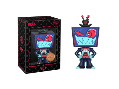 PIX! Hazbin Hotel Vox The Media Overlord Vinyl Figure | Limited Edition of 7,500