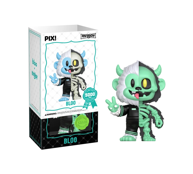Bloo Skeleton PIX! Figure