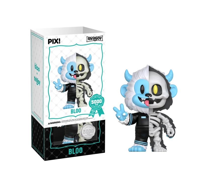 Bloo Skeleton PIX! Figure