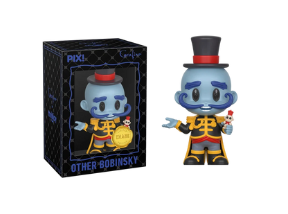 Pixi Funko Pop! vinyl figure of Other Bobinsky alongside its original window box packaging, shown on a plain white background.